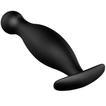 Plug anale in silicone ergonomico stimolazione extra nero